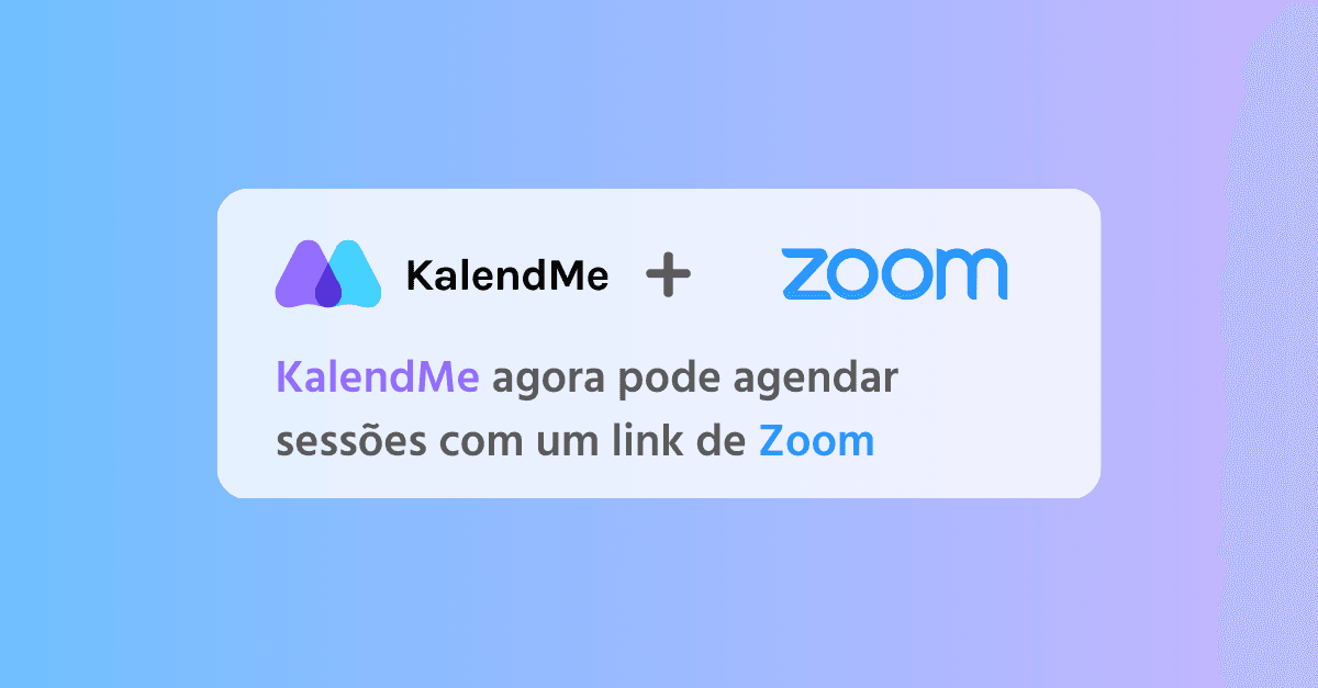 Imagem de capa para KalendMe agora integrado com Zoom: agende e participe de reuniões com facilidade