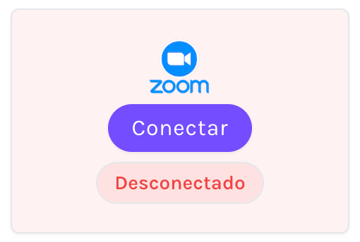 Conectar conta zoom com KalendMe